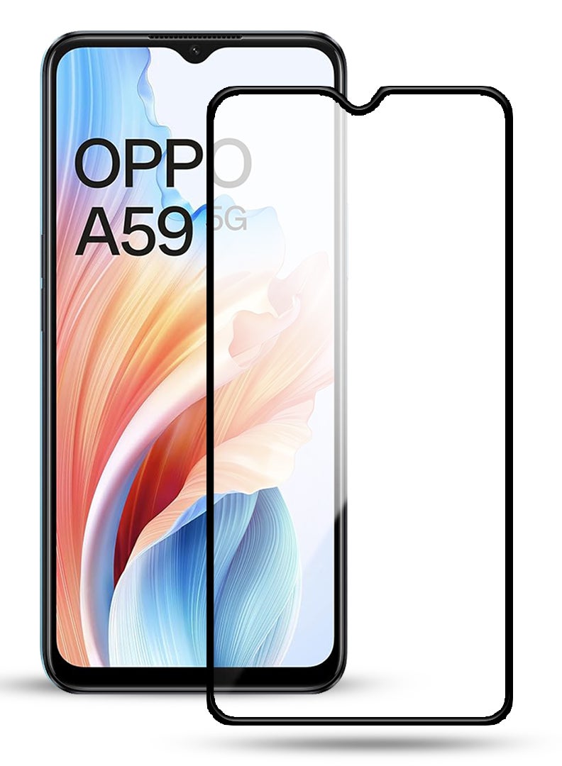 DUSALA Screen Protector For Oppo A59 6.56 Inch 9H Hardness Tempered Glass Film, Bubble Free Easy Installation, Full Coverage, Anti Scratch And Touch Sensitive - Image 1
