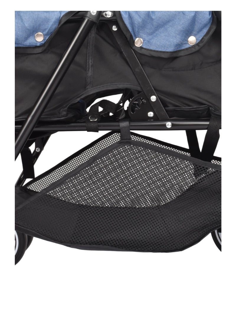 FUN MOMENT Foldable Two Seat Stroller - Image 4