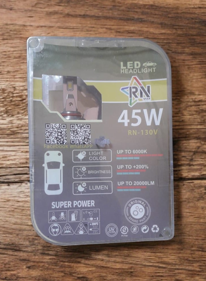 Car Light Set - 45W - 9005 / 9006 - High Quality and Powerful Illumination - Image 2