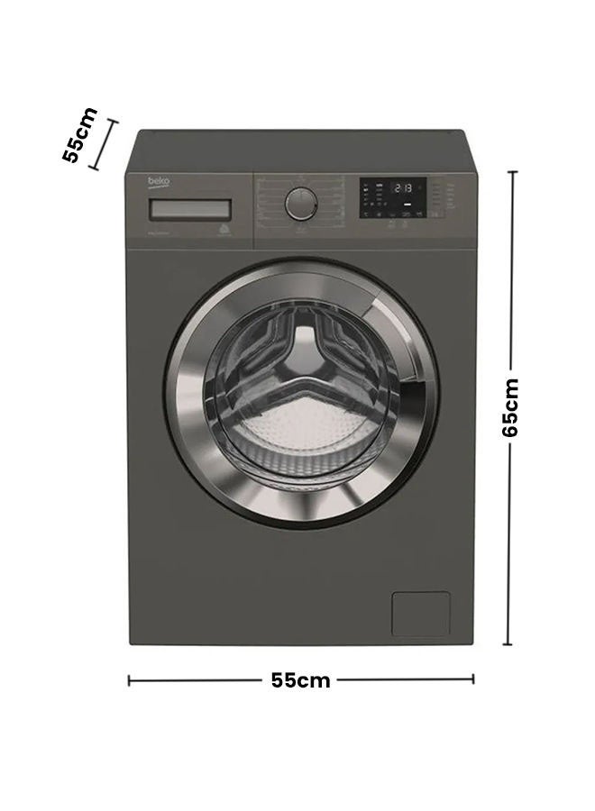 Beko Automatic washing machine 1000 rpm Digital screen - Large door - Chrome Express 7 kg WTV 7512 XMCI Grey - Image 2