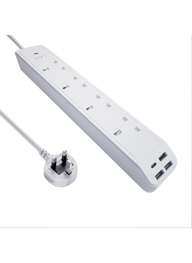 منفذ طاقة عالمي للشحن، مقبس USB، وظيفة توقيت، شريط طاقة قابل للتوسيع - Image 5