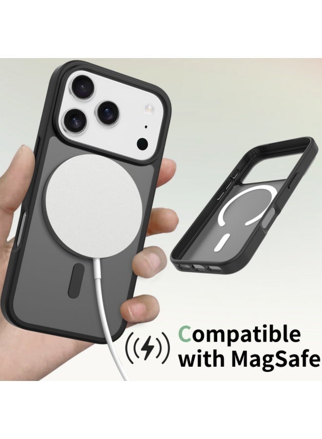 BESTPEAK iPhone 17 Pro Max Case 2-Pack (Black/White) | Matte Shockproof Cover | Magsafe Compatible | Camera Protection - Image 4