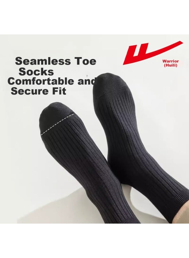 Pull Back Huili Socks, Winter Men's Long Socks, Genuine Cotton Socks, Men's Socks, Odor-resistant Socks, Sweat-absorbing, Antibacterial, Wear-resistant, Autumn And Winter Mid-calf Socks For Me - Image 5