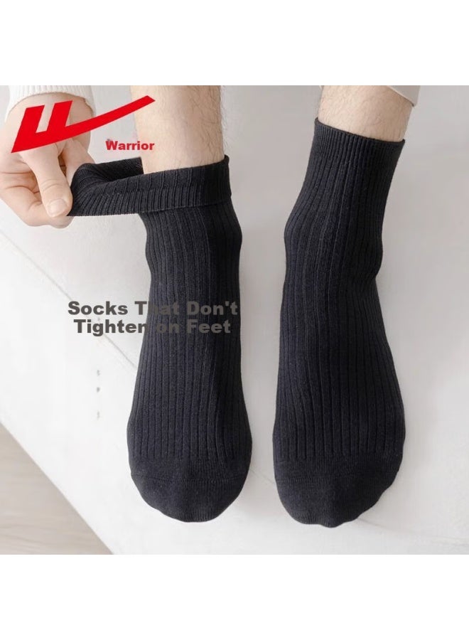 Pull Back Huili Socks, Winter Men's Long Socks, Genuine Cotton Socks, Men's Socks, Odor-resistant Socks, Sweat-absorbing, Antibacterial, Wear-resistant, Autumn And Winter Mid-calf Socks For Me - Image 2