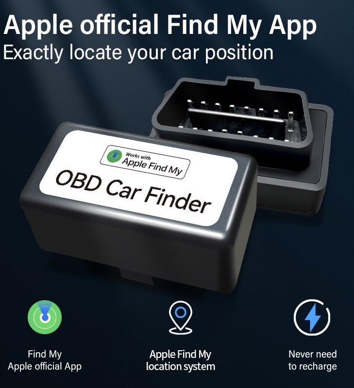 OBD Car GPS tracker Find My App finder Apple Find My location system vehicle Smart car key tracking device locator Exactly locate your car position Never need to recharge - Image 2