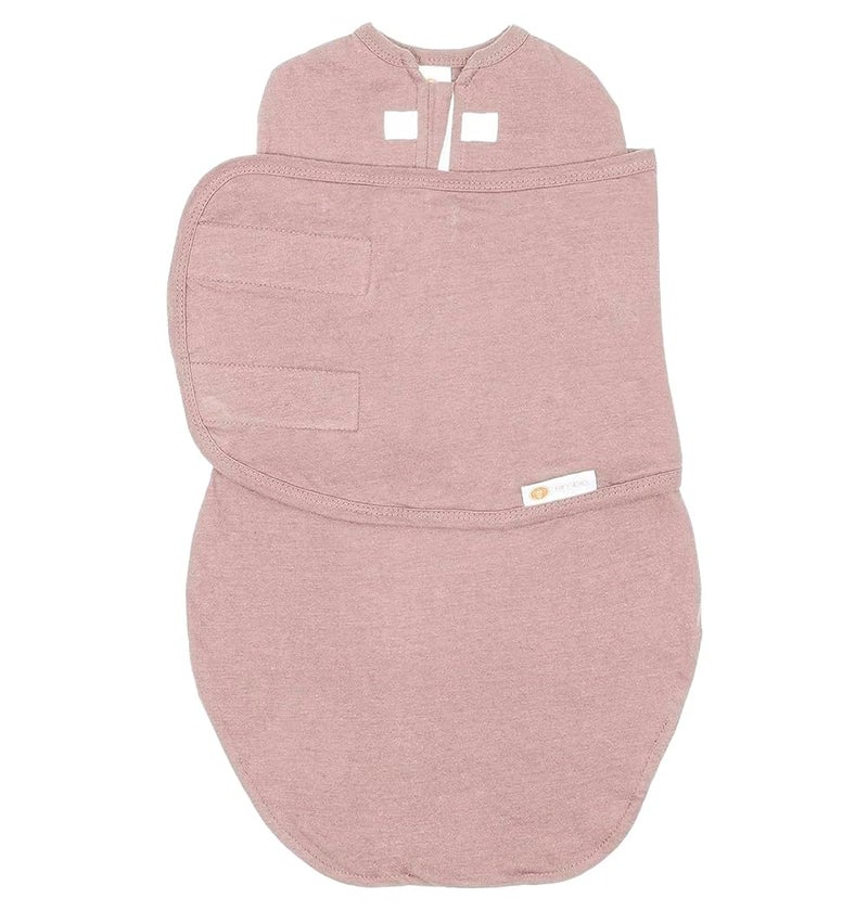 EMB emb 2Way Starter Baby Swaddle Newborn Swaddle Sack Zip Hook Loop Baby Wrap Hip Healthy Infant 614 lbs 03 Months Guava 