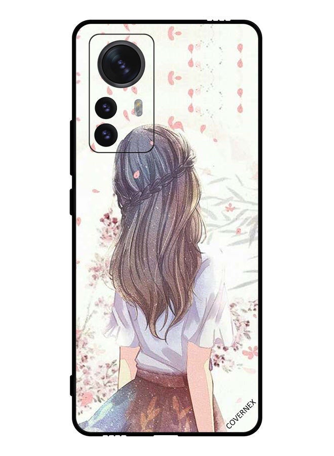 Covernex Protective Case Cover For Xiaomi 12 Pro Cute Girl In Deep Thinking - Image 1