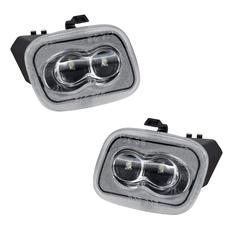 NDRUSH Side Mirror Puddle Light LED Lamp Assembly Compatible with Ford 20152021 F150 20172021 F250 F350 Super Duty