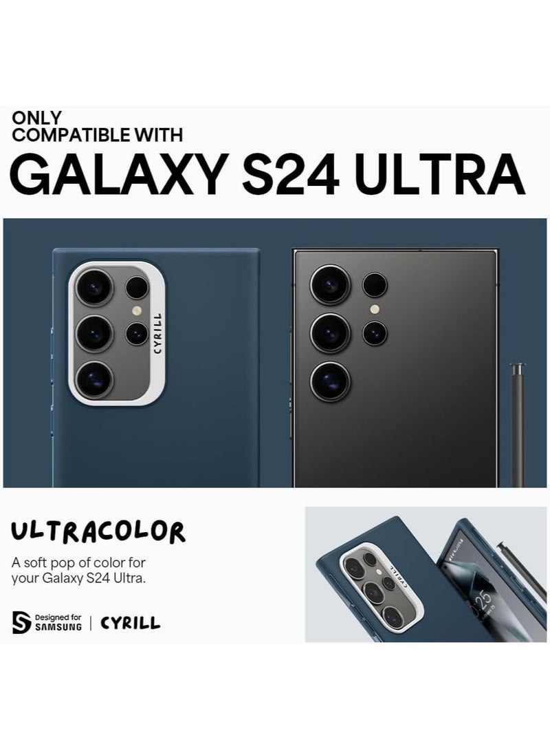 CYRILL Ultra Color Compatible with Samsung Galaxy S24 Ultra Case Cover [Matte Anti-Fingerprint] - Deep Sea - Image 2