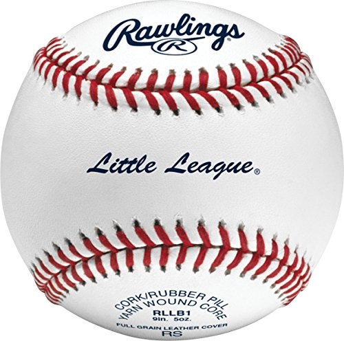 Rawlings Little League Baseballs Competition Grade RLLB1 Youth14U 12 Count White - Image 1