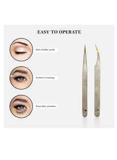 Premium ProGrade Precision Eyelash Extension Tweezers with Ultra-Fine Tips for Expert Eyelash Application, Ideal for Professional Lash Artists and DIY Home Uae - pzsku/Z5C4F6C5FE4DE782D6E47Z/45/_/1697451009/327b91e8-317b-4c66-b3b9-27a6d9b17a84