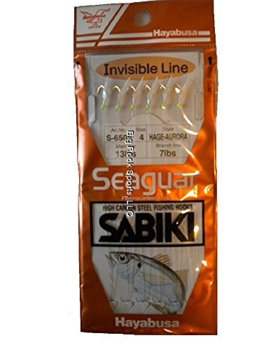 Hayabusa S-650E-4 Hage Aurora Sabiki Hot Hooks, Size 4 - Image 3