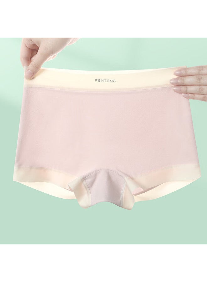 Fenton Fenteng Women's Underwear, 3-pack, Two-way Wear, 10a Antibacterial Pure Cotton Comfortable Breathable Anti-exposure Boyshorts For Wome - Image 3