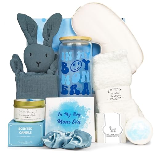 MHSMHL Boy Mom Gifts, First Mothers Day Gifts for New Mom Gift for Women After Birth Pregnancy Mama Care Package After Baby Gift for moms To Be Set Box for Expecting Moms new Mommy Essentials - Image 1