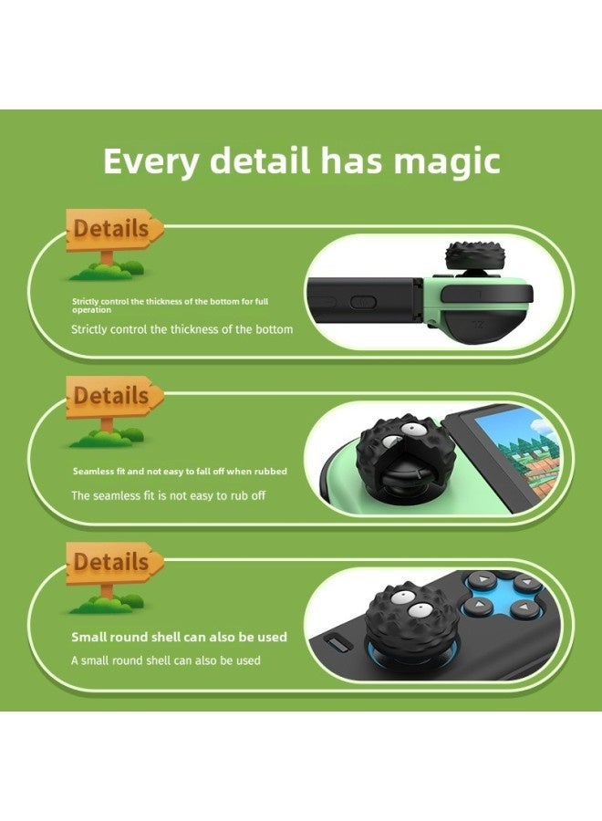 Nintendo Switch Silicone Button Rocker Cover Swich NS Rocker Cap Protective Cover OLED Handle Protective Cap-Product Color:Switch Rocker Cap  4 Pieces  - Image 4