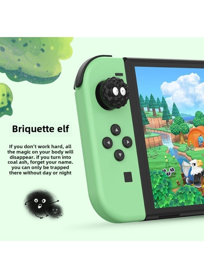Nintendo Switch Silicone Button Rocker Cover Swich NS Rocker Cap Protective Cover OLED Handle Protective Cap-Product Color:Switch Rocker Cap  4 Pieces  - Image 3