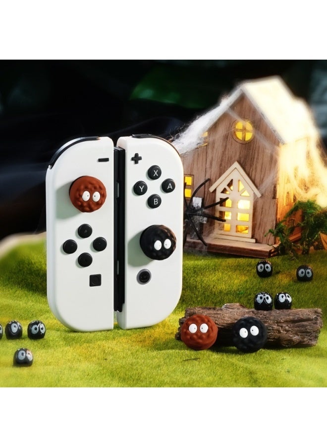 Nintendo Switch Silicone Button Rocker Cover Swich NS Rocker Cap Protective Cover OLED Handle Protective Cap-Product Color:Switch Rocker Cap  4 Pieces  - Image 2