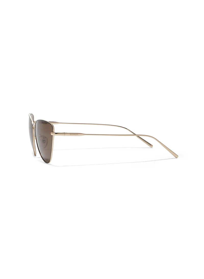 30Sundays Eira,Women Sunglasses, Cat Eye Sunglasses, UV Protection: UV400 (Gold,Brown)