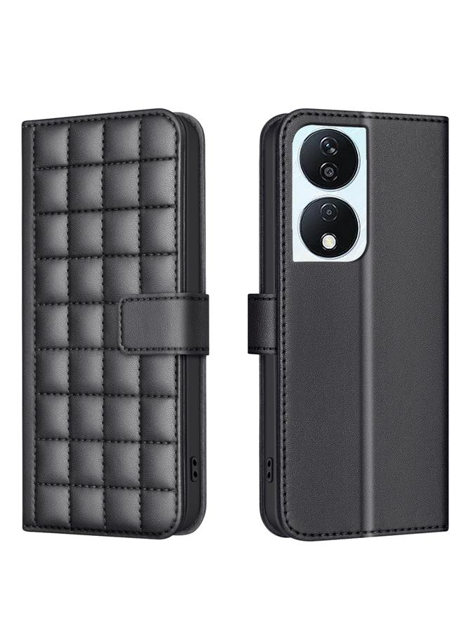 Zaboon Case For Honor X7b Square Texture Leather Phone Case - Image 1