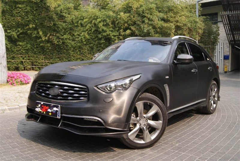 LZLRUN Brushed Metallic Steel Vinyl Wrap Roll with Air Release Technology DIY Styling Adhesive Decal Wrapping Car Accessories (Black, 1.65ft x 5ft) - Image 5