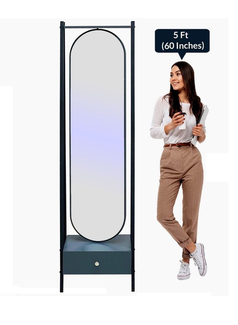 Living Floor Full Length Mirror With Holder 175X40X45Cm - Image 3