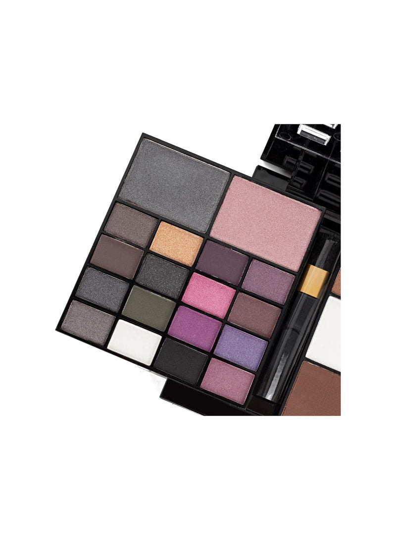 SEPROFE Makeup Kit For Women Full Kit - 74 colors makeup sets - 36 Eyeshadow, 28 Lip Gloss, 3 Contour Powder, 3 Brushes, 3 Blusher, 4 Concealer, 1 Mirror, three-dimensional pull type Combination Palette  - Image 5