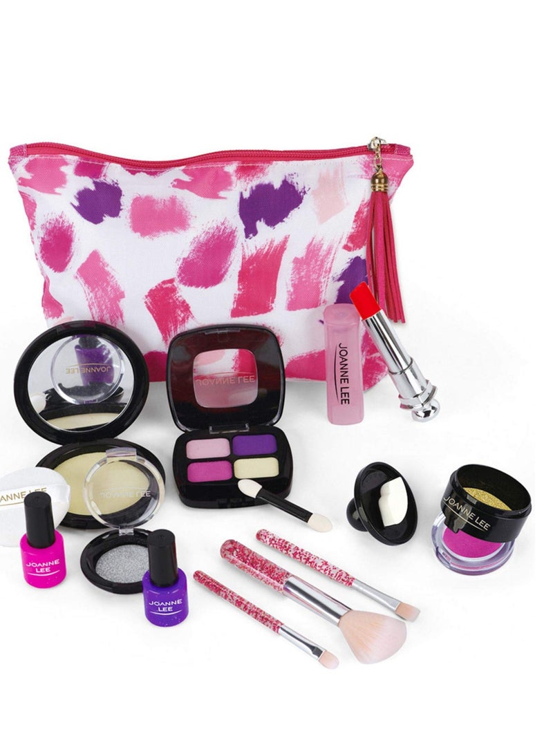 Daytoyz Kids Makeup Box for Girls, Beauty Set for Little Girls - Kids Makeup Toys Washable Makeup Set Toy Case for Girls Pretend Play Makeup Beauty Set Kids Birthday Gift - Image 1