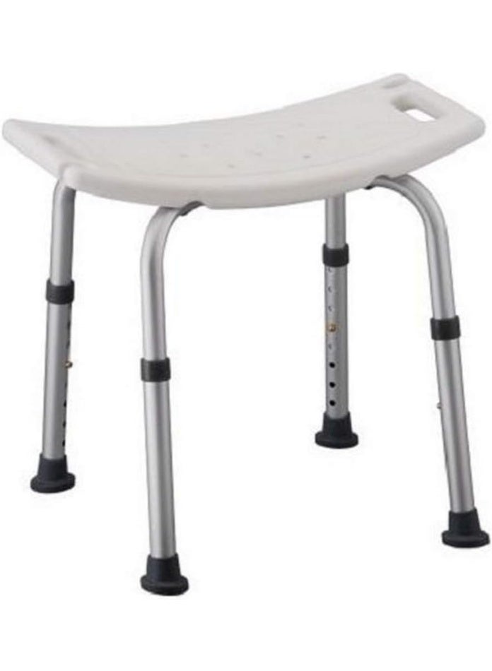 Lightweight shower chair with non-slip legs – a stable bath seat to support the elderly and those with limited mobility while showering.