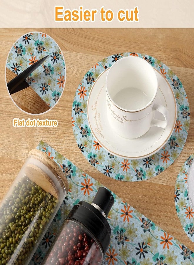 Vocal Store Kitchen Drawer/Cabinet Shelf Mat|PVC Material|Adjustable Size 10 Meter Roll, Blue - MDOJ2-P028-10 - Image 4