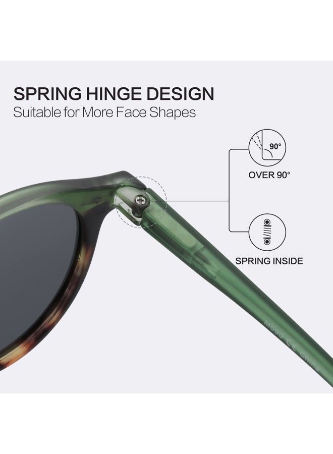 ZENOTTIC Polarized Round Sunglasses, Stylish Sunglasses for Men and Women Retro Classic, Multi-Style Selection - Image 4