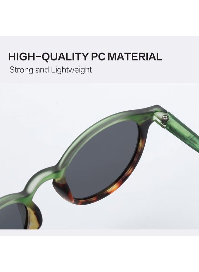 ZENOTTIC Polarized Round Sunglasses, Stylish Sunglasses for Men and Women Retro Classic, Multi-Style Selection - Image 5