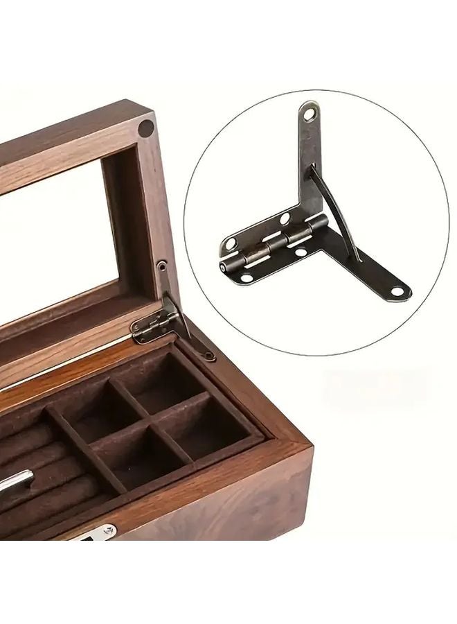 70pcs Automatic Closing Door Hinges For Storage Jewelry Box Cabinet DIY - Image 4