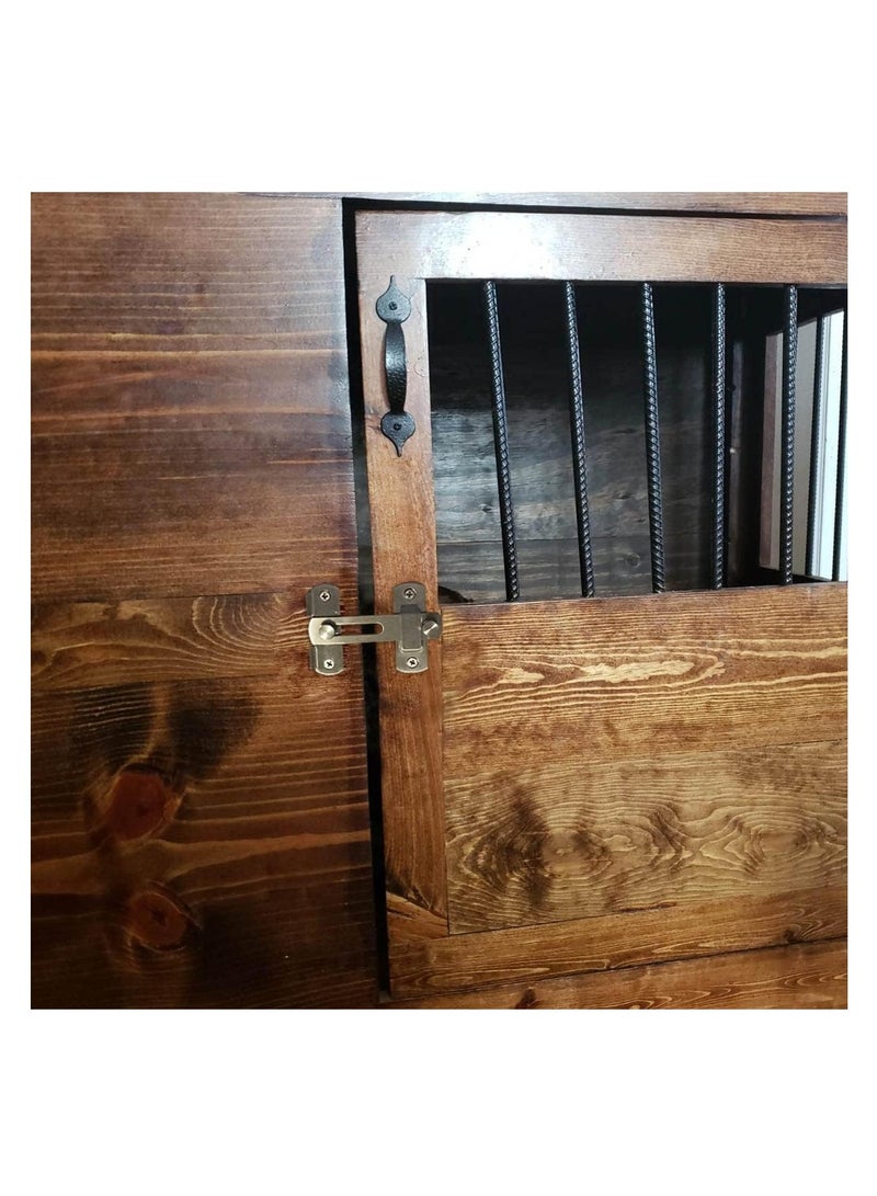 KASTWAVE Stainless Steel Flip Latch Gate Latches with Screws Bar Latch Safety Door Latch Bolt Lock for Gate Cabinet Fence Window(3 Inch) - Image 4