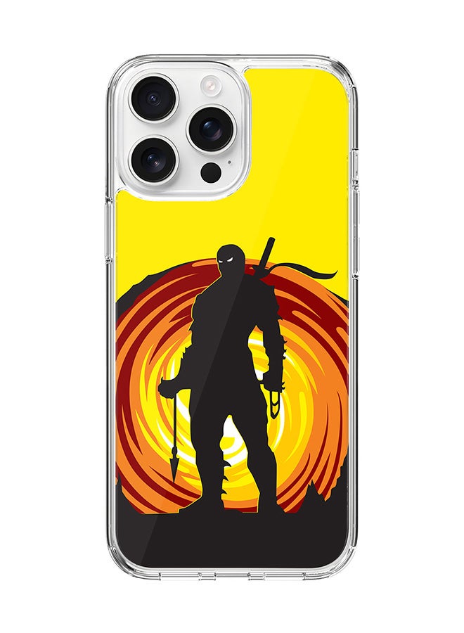 Stylizedd For iPhone 16 Pro Max Case [Compatible with MagSafe] Slim Magnetic cover Clear Phone Case - Ninja Typhoon - Image 1