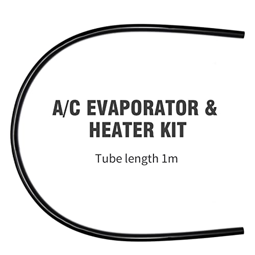 Saihisday مجموعة تجميع المبخر A/C Saihisday BEU-404-100 AUTO A/C مع 2 فتحات 3 سرعات 12V ترموستات كهربائي 4Max حجم الهواء 600 CFM، وحدة تكييف وتدفئة تحت لوحة القيادة للسيارة والشاحنة - Image 2