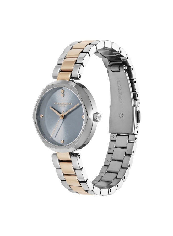 OLIVIA BURTON Round Analog Women'S Stainless Steel And Ionic Plated Rose Gold Steel Case  Watch - Image 2