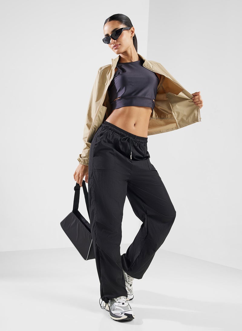 FRWD Elasticised Waist Straight Fit Cargo Pants  - Image 5