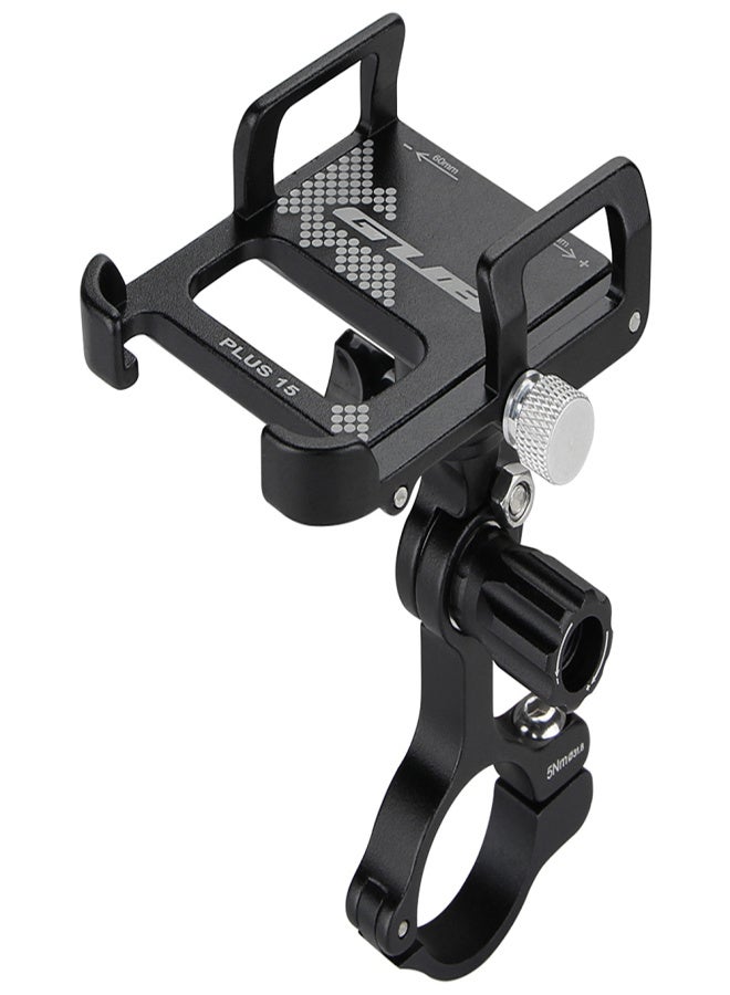 GUB Aluminum Bike Phone Holder 360 Degree Rotating Adjustable Anti Slip Cycling Bicycle Handlebar Phone Mount Holder Stand - Image 1