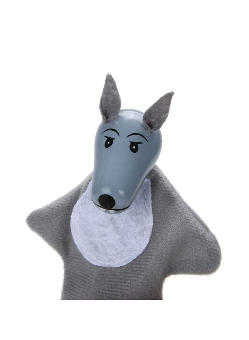 Little Red Riding Hood and Wolf Fairy Story Play Game Finger Puppets Toys - Image 4