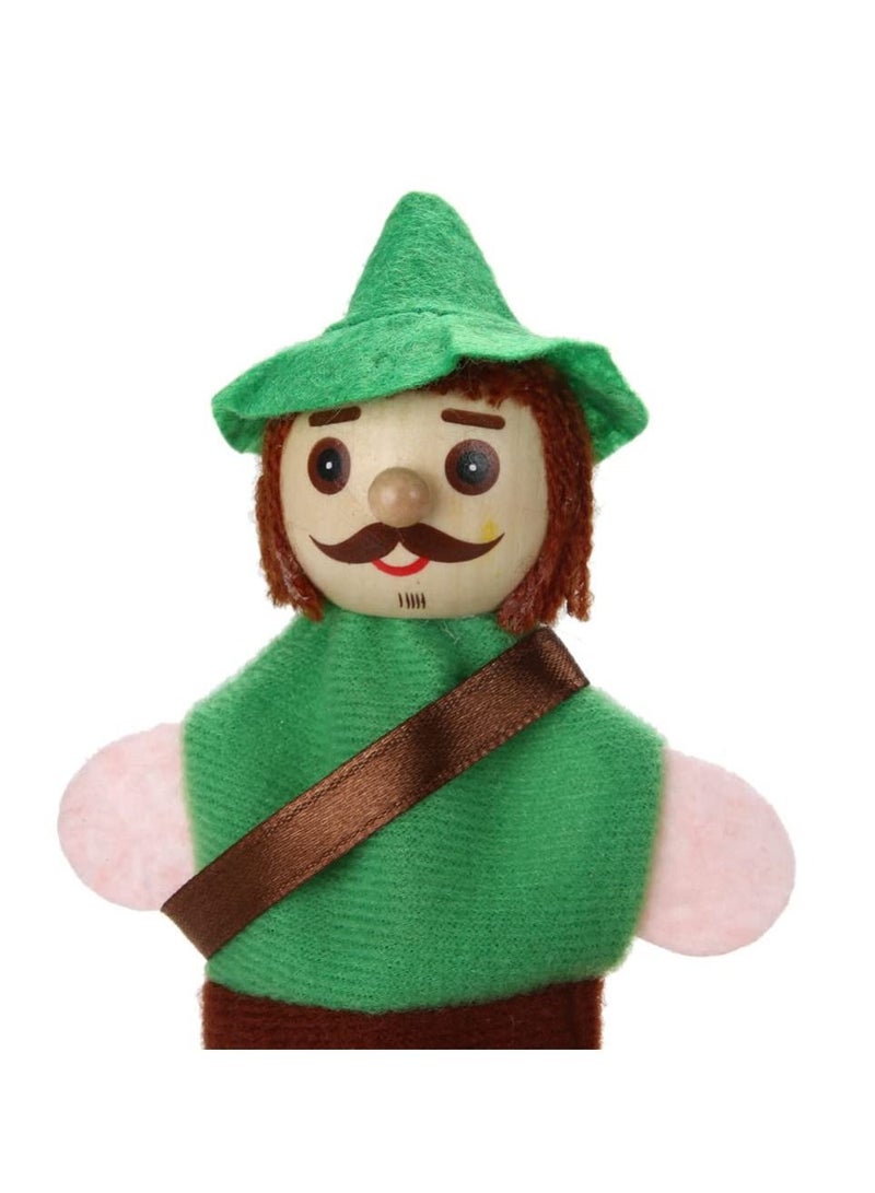 Little Red Riding Hood and Wolf Fairy Story Play Game Finger Puppets Toys - Image 3