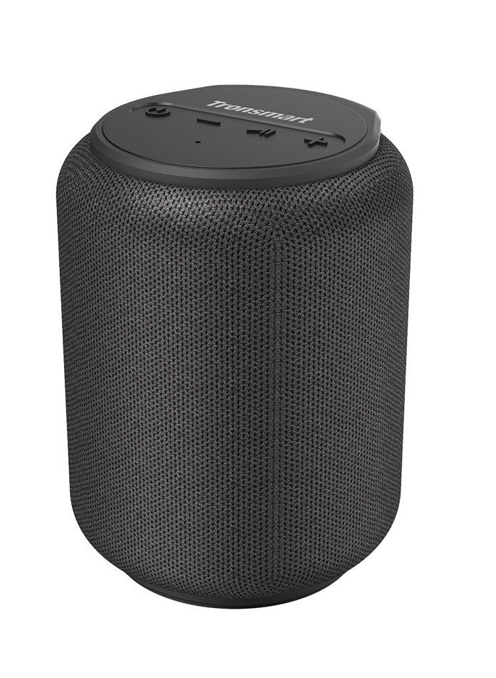Tronsmart T6 Mini Upgraded Portable Speaker - 15W Wireless, 360-degree Surround Sound, Stereo Pairing, IPX6 Water-resistant, 24H Battery, Bluetooth 5.3 - Black - Image 1