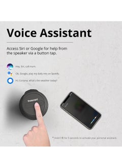 Tronsmart Tronsmart T6 Mini Upgraded Portable Speaker - 15W Wireless, 360-degree Surround Sound, Stereo Pairing, IPX6 Water-resistant, 24H Battery, Bluetooth 5.3 - Black  - Image 4