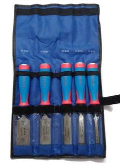 Taparia TAPARIA Wood Working Chisel Set of 5 Hardened Chisel Set with Carrying Pouch Tool Kit  - Image 1