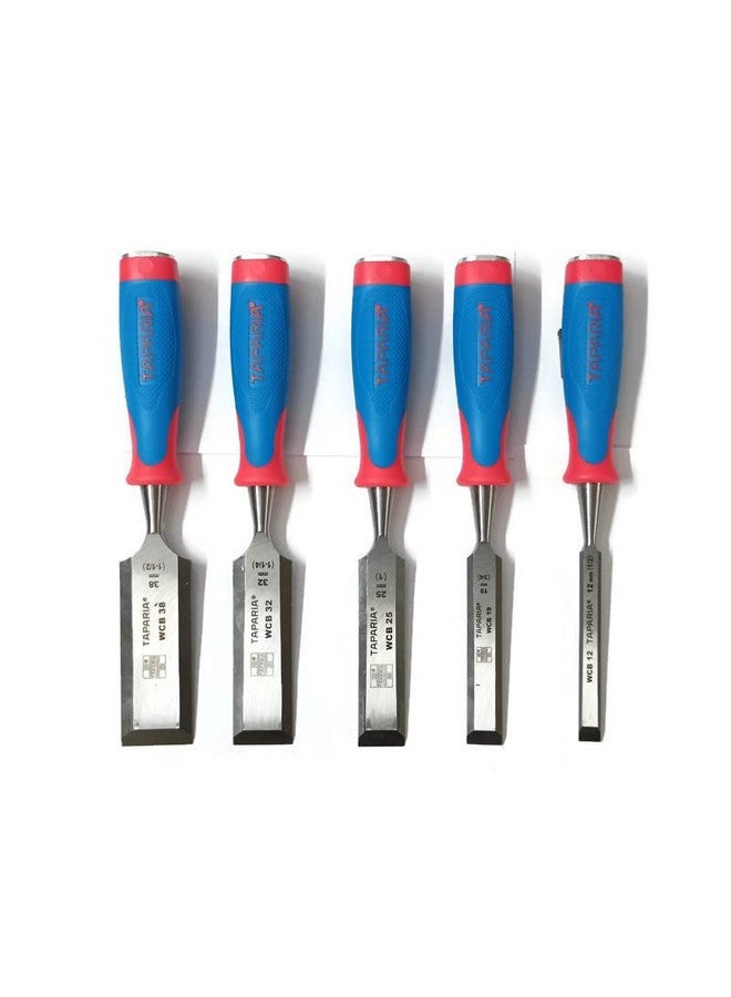 Taparia TAPARIA Wood Working Chisel Set of 5 Hardened Chisel Set with Carrying Pouch Tool Kit  - Image 2