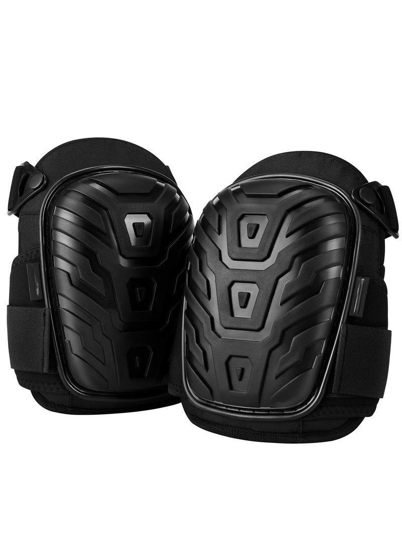 Excefore Professional Knee Pads for Work, Heavy Duty Foam Padding Gel Construction Knee Pads with Strong Double Straps, Comfortable Knee Protection for Indoor and Outdoor Use, Knee High  - Image 1