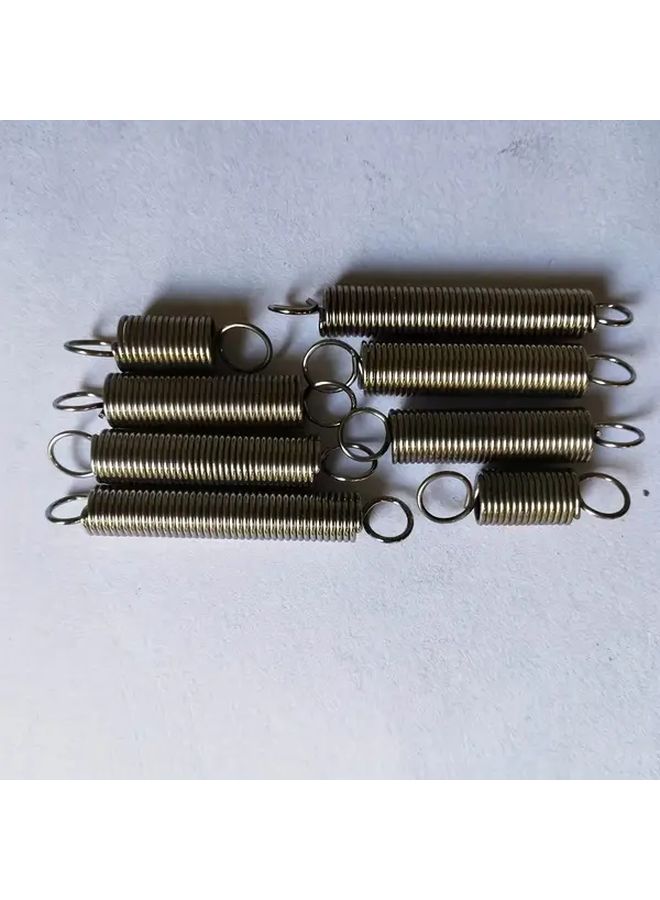 5pcs 0.8 7 7 28 Tension Springs Pull Springs Power Transmission Traction Springs Mechanical Extension Springs Constant Force Springs - Image 1