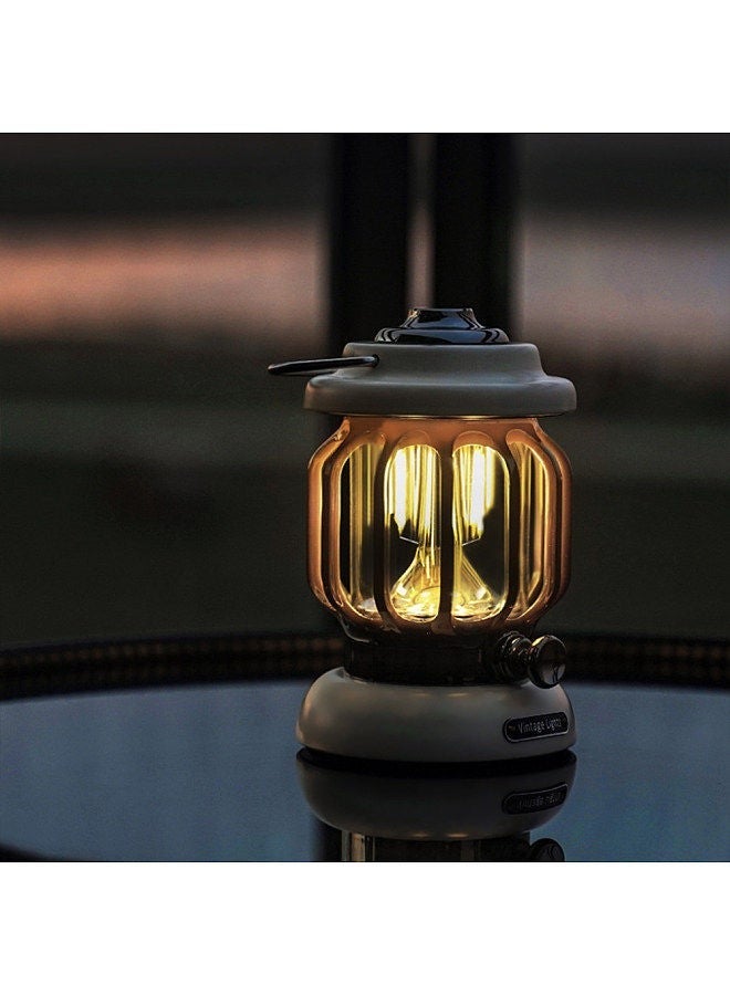 Mini USB Camping Lantern with Warm Orange White Light IPX4 Water Resistant Hanging Outdoor Light for Camping Backpacking Fishing - Image 2