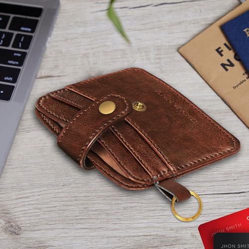 GIOVANNY Card Holder for Men - Slim Leather Credit/ATM Card Wallet for Men | GVN-CRD-TANCH - Image 3