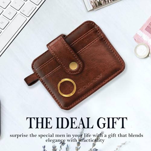 GIOVANNY Card Holder for Men - Slim Leather Credit/ATM Card Wallet for Men | GVN-CRD-TANCH - Image 4