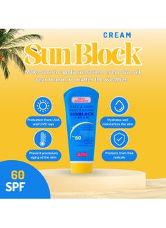 Skin Doctor Skin Doctor Moisturizing Sunblock Cream SPF 60% for Face and Body - 150  - Image 3